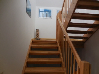 Nach der Sanierung des Treppenhauses