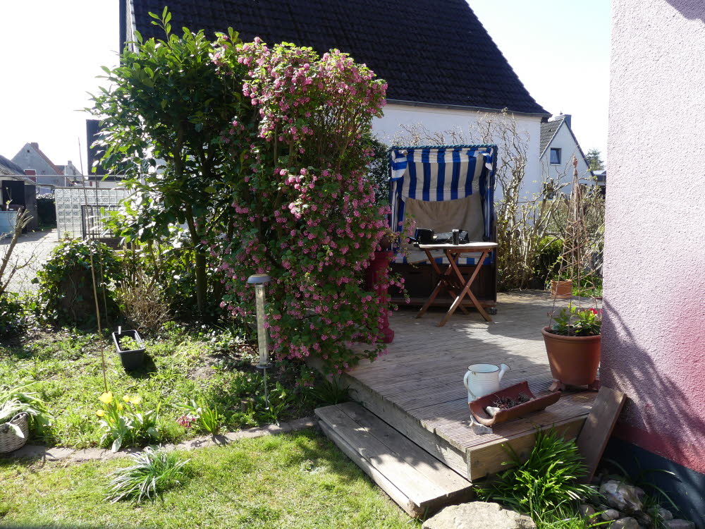 Vorher muß die alte Terrasse abgebaut werden