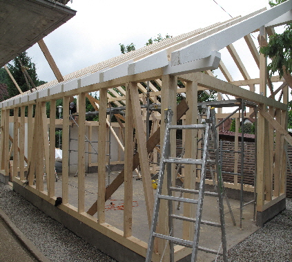 Buchlager als Ständerkonstruktion in Eggingen