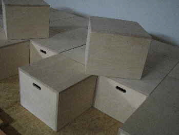 Einzelene Elemente der Bühne