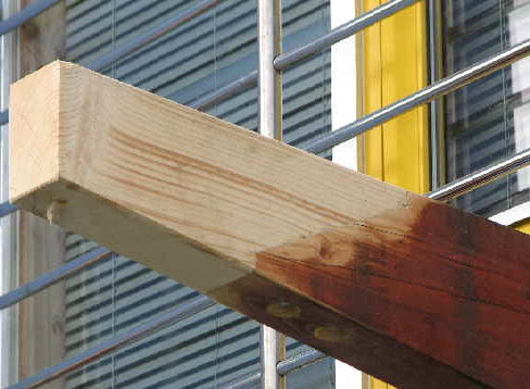 Ein neuer Balkenkopf